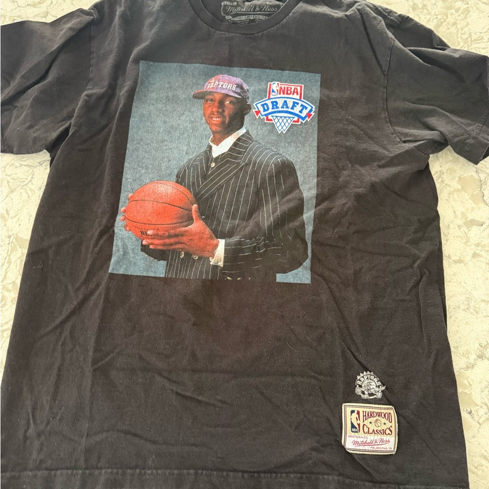 Mitchell & Ness Black NBA Draft Tee